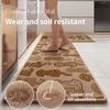 Non-Slip Kitchen Rug Super Absorbent, Woven Printed Stain-Resistant Floor Mat Doormat, Rubber Backing Long Mats for Kitchen