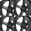 4Pcs Car Wheel Sticker For d444 3008 5008 2008 106 107 108 205 206 207 208 RCZ 306 307 308 508 406 407 408 4007 444d