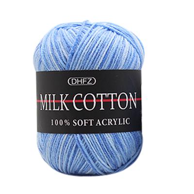(Nikita) Colorful Hand Knitting 50g Knitting Crochet Milk Soft Baby Cotton Wool Yarn E
