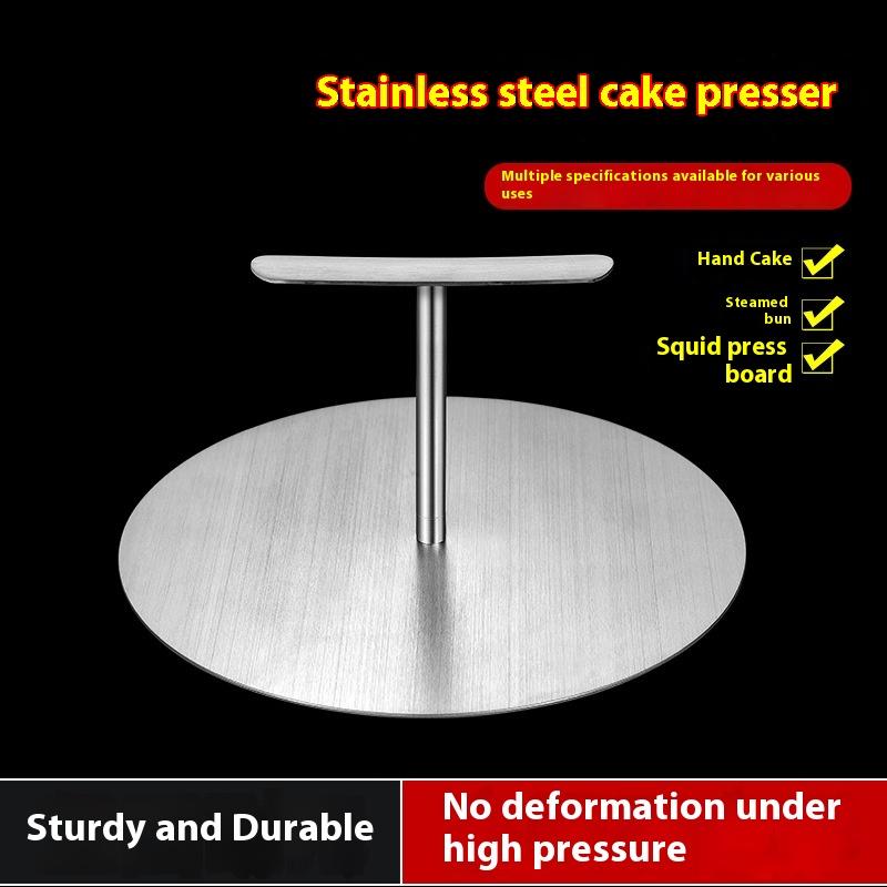 Stainless Steel Burger Press Non Stick Meat Steak Press Kitchen Tool Grill Press Flat Bottom Meat Press For Kitchen Grilling