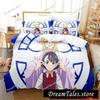 Home Textile Cartoons Koito Koganei & Elda Cover Duvet Cover Pillow Case Boy Girl Polyester Bedding Set King Queen Twin Size
