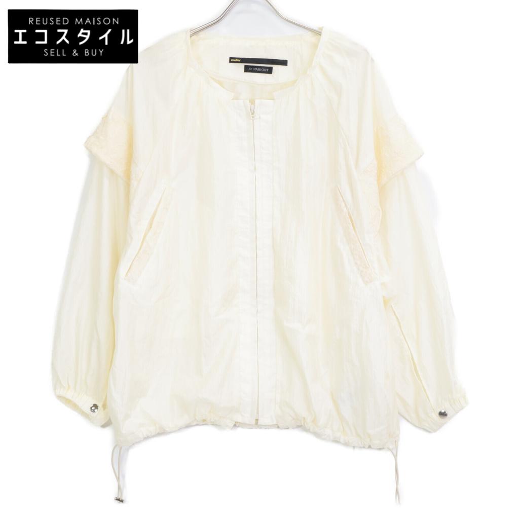 Muller of Yoshiokubo MLS21706SP Ivory PARIGOT Exclusive Lace Blouse Jacket FREE IvoryUsed