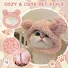 Plush Pet Headwear Soft Cozy Hat for Small Dogs and Cats Adjustable Fit Warm Comfortable Pet Accessory