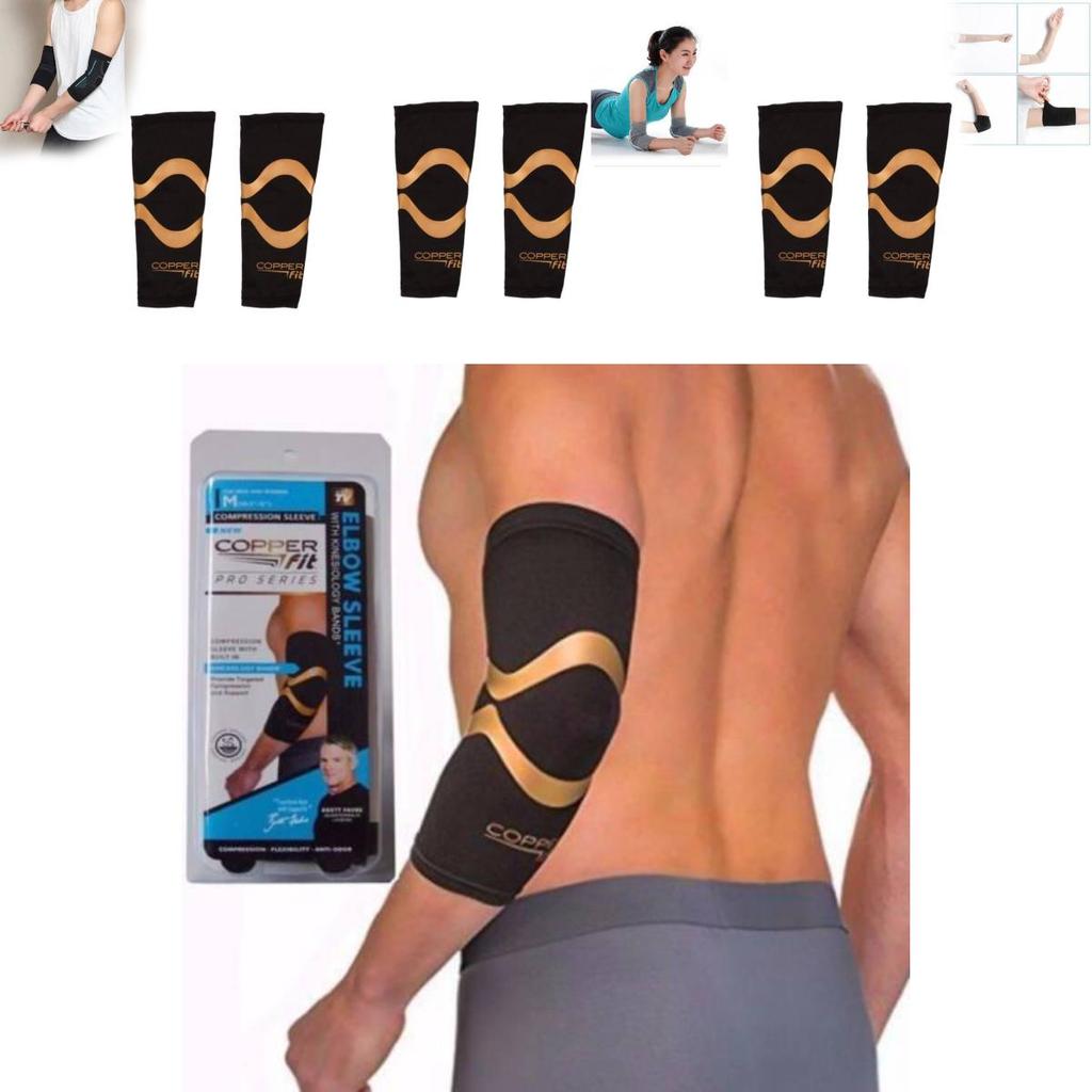 Comfortable Copper Fitness Elbow Support For Running Basketball And Cycling