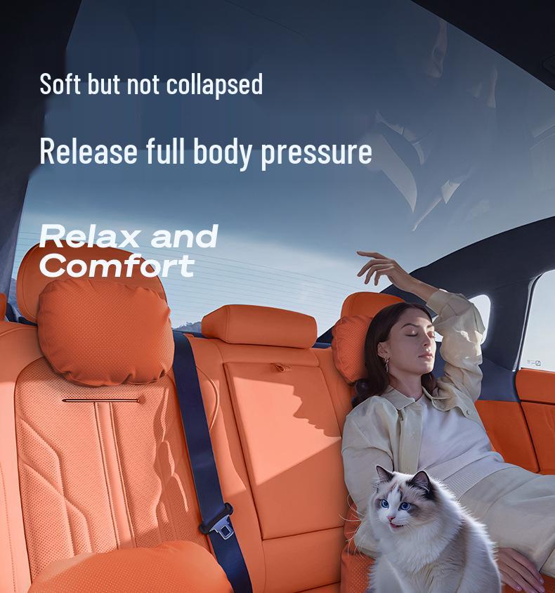 Changan Qiyuan Q07 Essential Car Interior Kit: Headrest, Lumbar, Neck & Waist Support