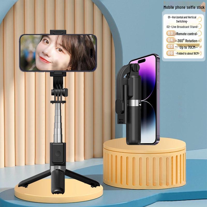 Portable Telescopic Bluetooth Selfie Stick & Tripod with Douyin Remote Control