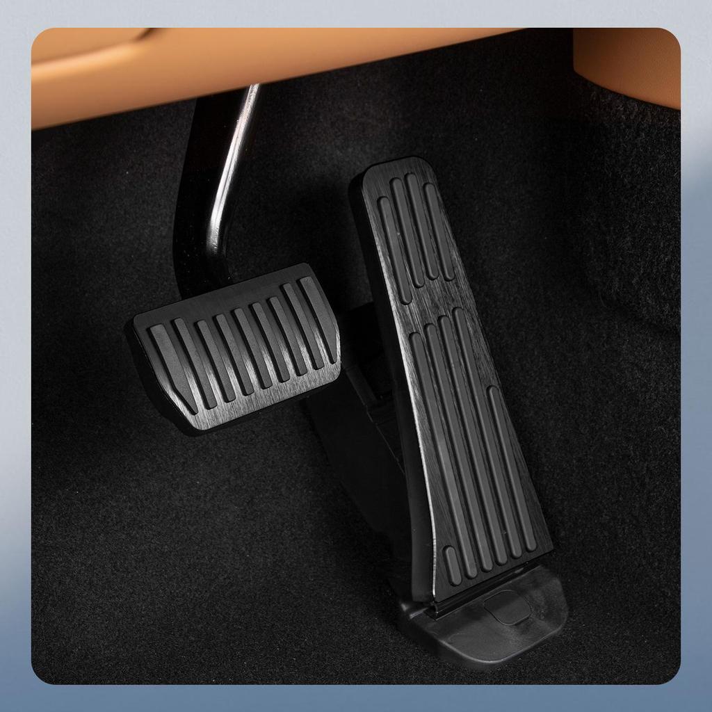 Six Sheep Anti-Slip Metal Pedal Covers for Lynk & Co 09 Car - Accelerator & Brake