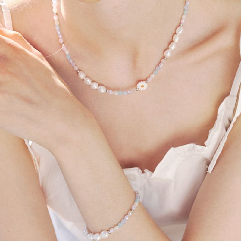 engbrox Pastel Moment Daisy Bracelet