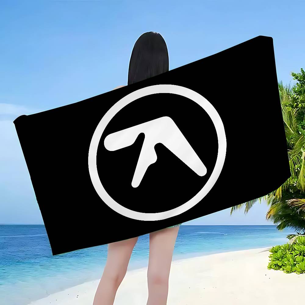 A-Aphex Twin Microfiber Printed Beach Towel Mountain Climbing Yoga Beach Swimming Running Absorbent Soft Towel
