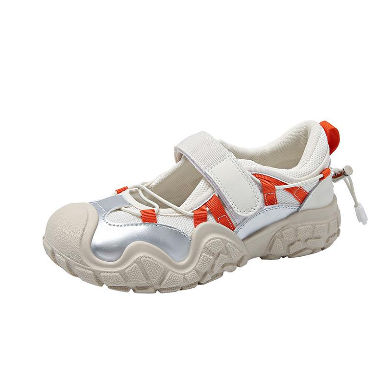 

Hollow sports sandals women s 2025 summer new versatile sports Mary Jane shoes platform ugly cute big head shoes tide 40