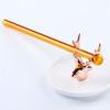 2Pcs Drinking Thickened Good Transmittance Heat Resistance Drinking Glass Creative Colorful Milk Tea Straws Daily Use