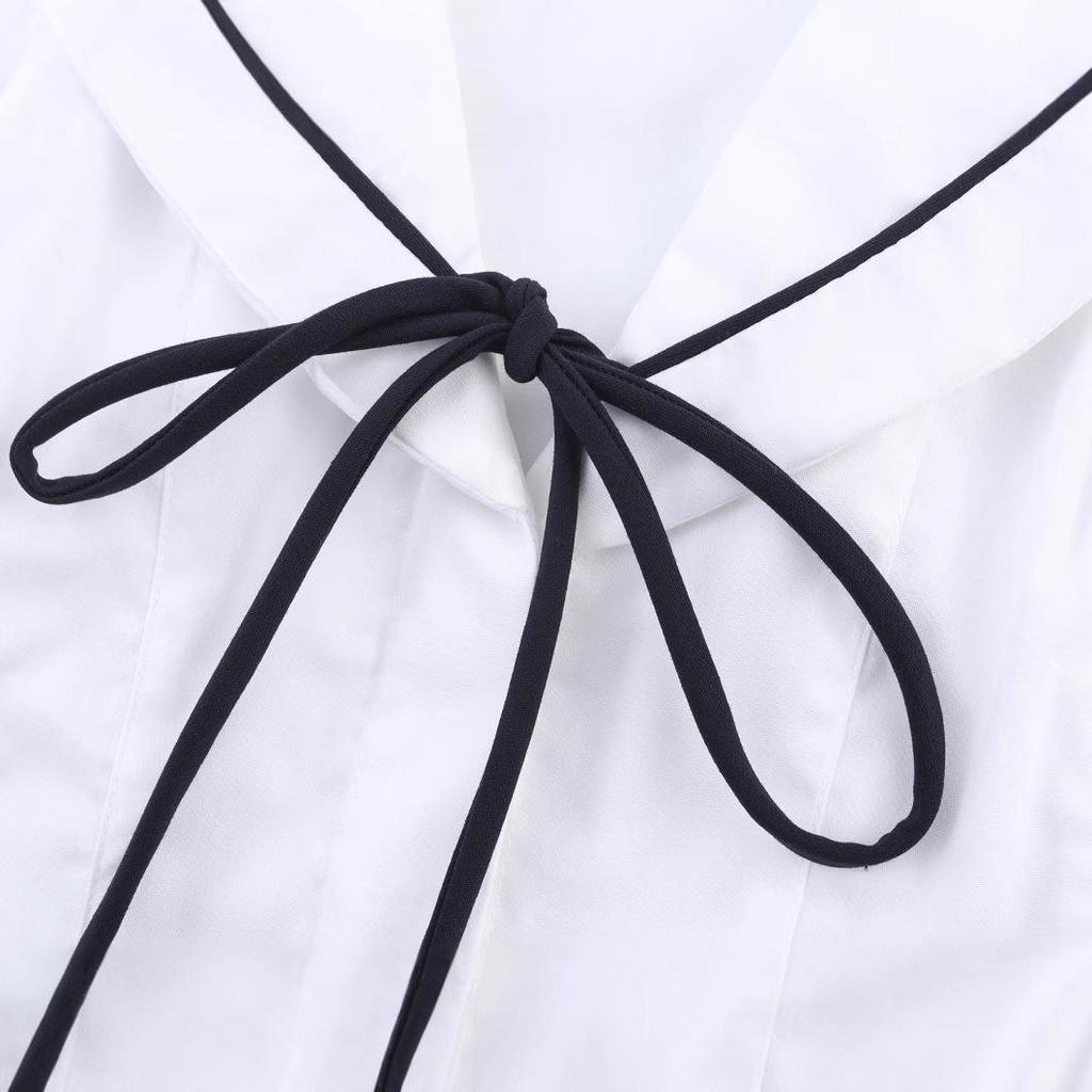 Summer 2025 Preppy Sweet Women's Sleeveless Bow Top