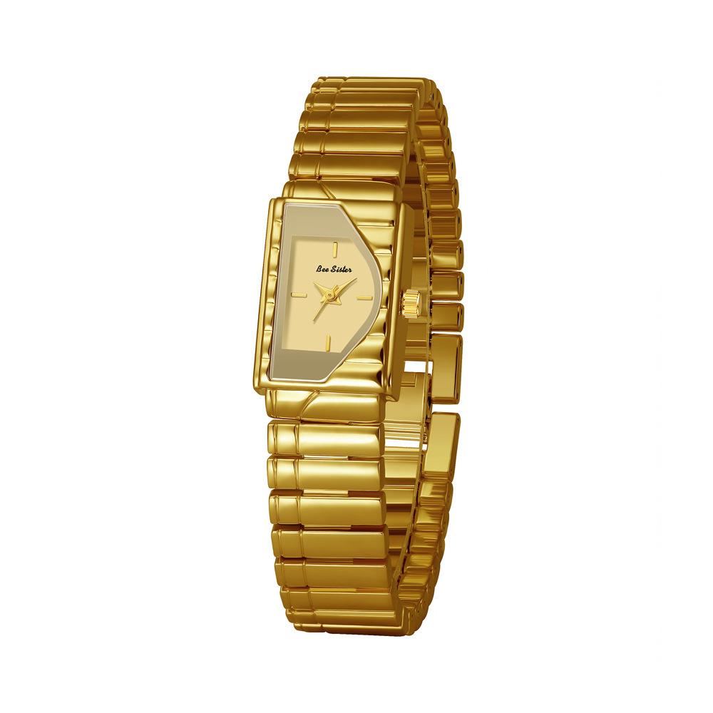 Light Luxury Retro Quartz Watch for Women with Square Piano Dial and Waterproof Original Watches Paired with Dress