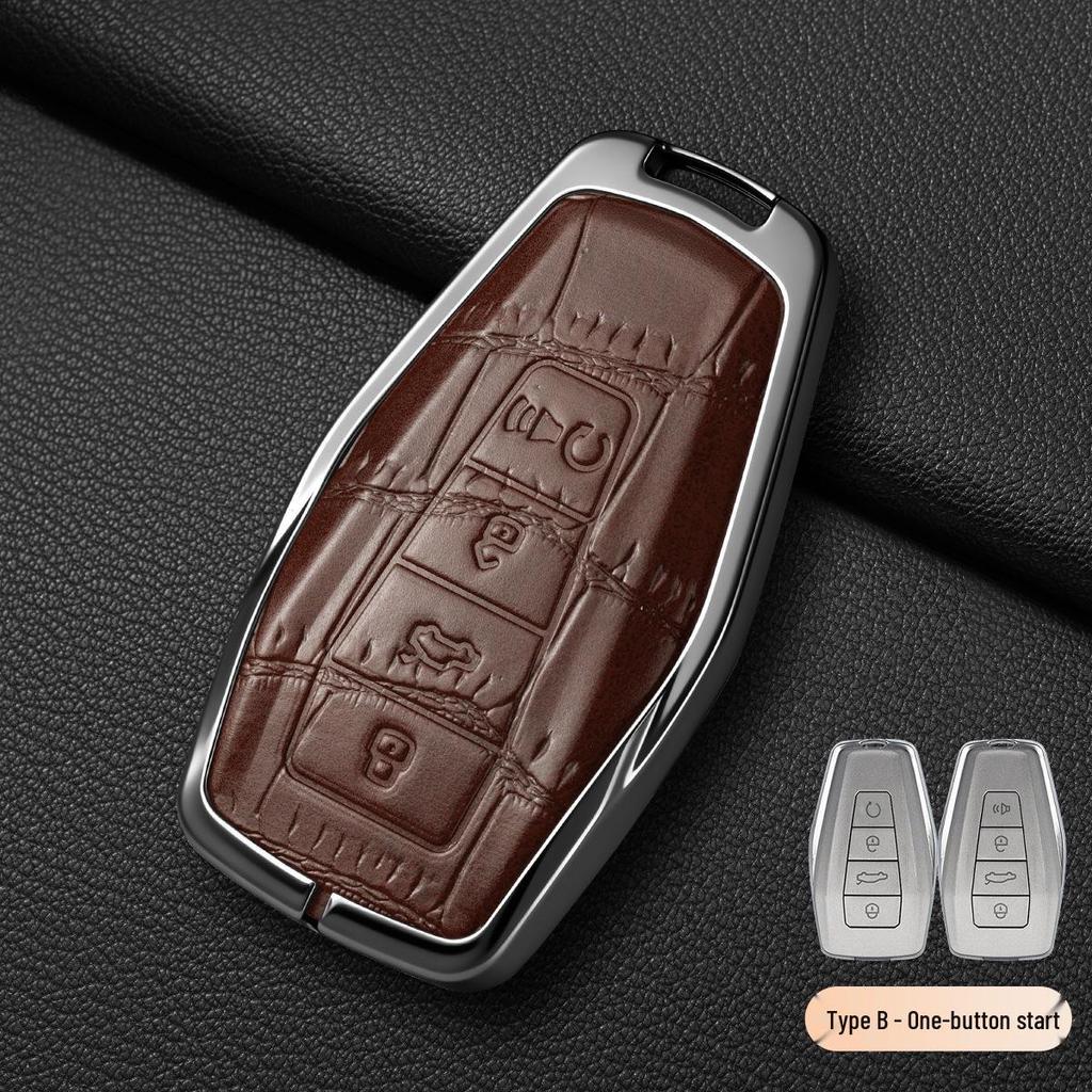Geely Car Key Case & Protective Shell for Emgrand, Xingrui, Boyue Pro, Xingyue L, Vision X3/X6, Binyue Models
