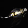 E14 2W LED Lamp Light Bulb Candle Flame Shape Warm White Lighting AC 220V (2W)