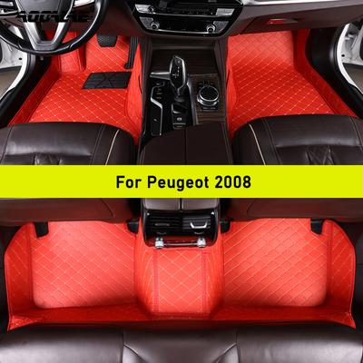 Car Floor Mats For Peugeot 2008 2013- Auto Carpets Foot Coche Accessorie