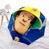 Fireman Fire Trucks Themed Travel Umbrella-8 Ribs Automatic Opening and Closing, Portable Folding Design, Compact and Stylish Umbrella Suita