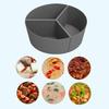 6-Quart Slow Cooker Liner Multiple Grids Leakproof Dishwasher Safe Silicone Slow Cooker Divider Cooking Liner Kitchen Accessories
