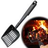 Metall Kaminaskspade Urholkad Vedspis Ask-Sikt Järn Kolspade Eldstad Verktyg för Kaminer Utomhus BBQ Grillar
