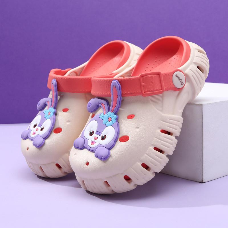 Girls Fun Clogs Cartoon Style Breathable Non Slip Eva Summer Shoes Available In Multiple Sizes