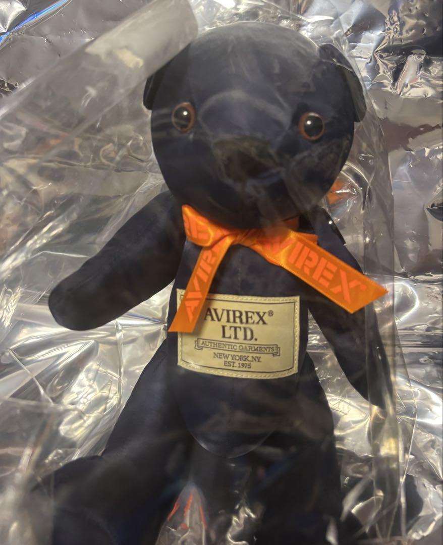 

[USED] Rare, not for sale AVIREX Teddy Bear with purchase bonus