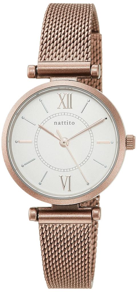 Fieldwork Eliza Analog Watch with Mesh Brown Strap, GY035-4, Women's,