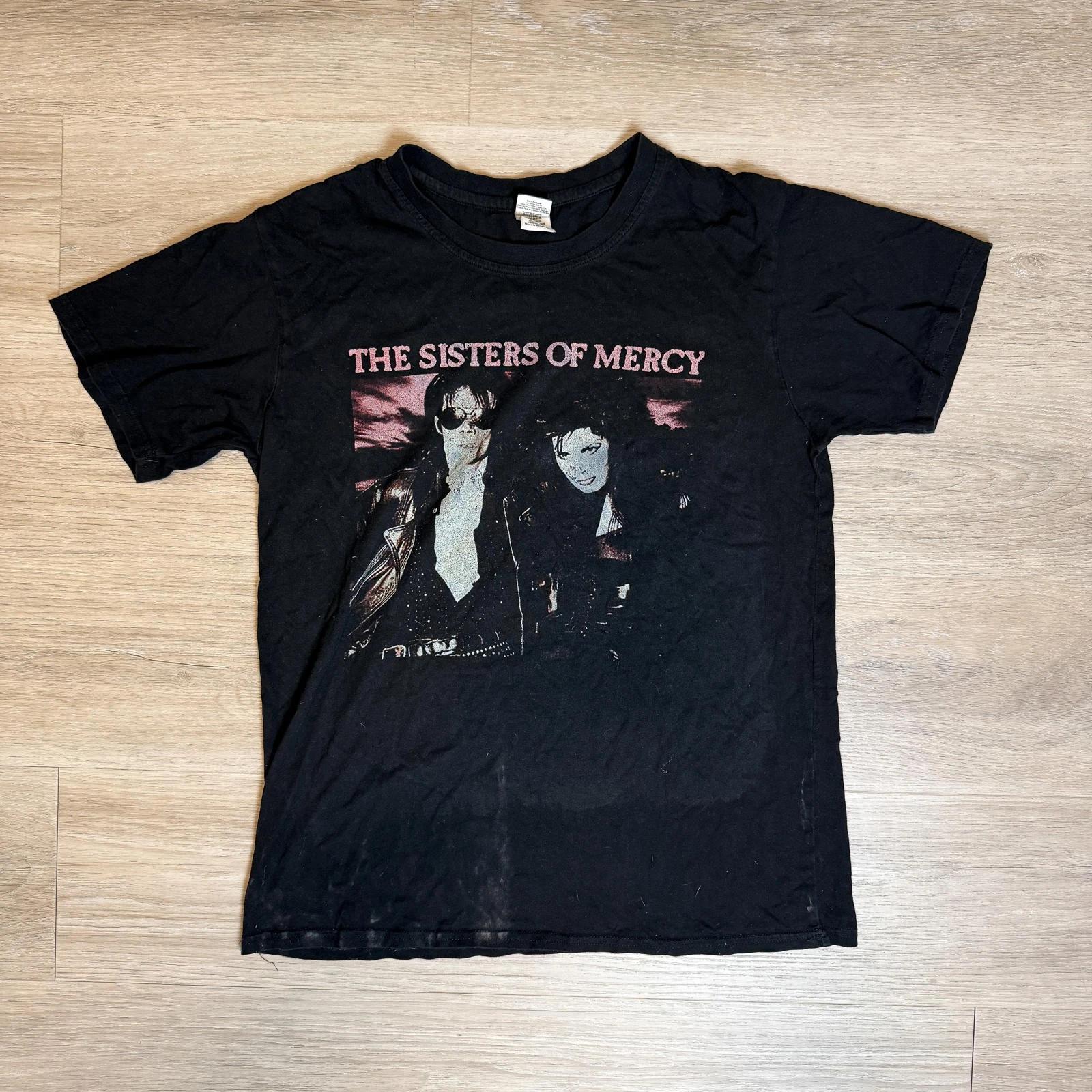 Футболка The Sisters of Mercy Винтажная футболка группы Готик Рок Графика Средний Grunge S