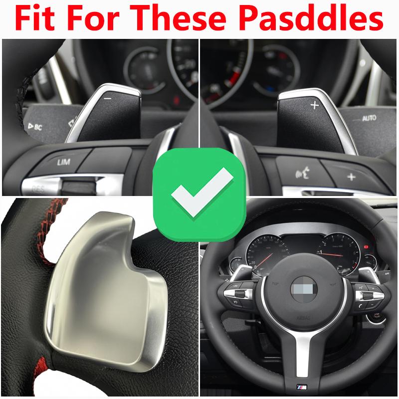 Car Steering Wheel Paddle Shifter Extension For BMW F30 F31 F32 F10 F20 F22 F15 F16 X1 X3 X4 X5 X6 1/2/3/4/5/6/7 Series Aluminum
