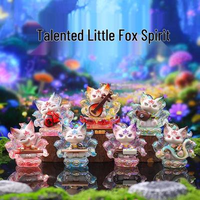 New Little Fox Spirit Luminous Ornament Doll - Ancient Style Trendy Desktop Gift