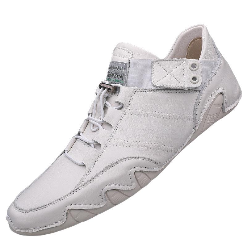 2025 Summer Men's New Fashion Driving Octopus Leather Soft Sole Versatile Breathable Men's Casual Leather Shoes