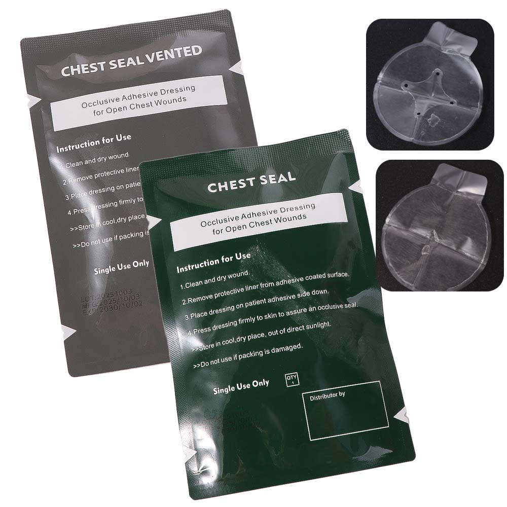 Advanced Adhesive Trauma Sticker Patch Occlusive Adhesive Outdoor Chest Seal  Survival