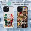 Meksyk Godło Narodowe Etui na Telefon z Flagą Dla iPhone 17,16,15,14,13,12,11,Pro,Max,Plus,Mini,SE4,E Magnetyczne Magsafe Bezprzewodowe Ładowanie