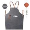 Women's Celebrity-Style Thick Canvas Apron for Hairdressers, Milk Tea Shops, and Baristas