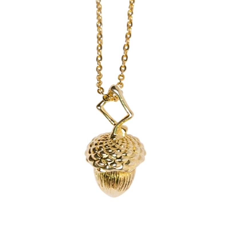 

Gold Pinecone Necklace Multifuntional Chain Necklace Stylish Neck Jewelry Copper Texture Suitable for Everyday Wear 1