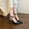 Fashion Summer Pointed Toe Women Sandals Fashion Ankle Strap Ladies Outdoor Dress High Heel Gladiator Sandalias