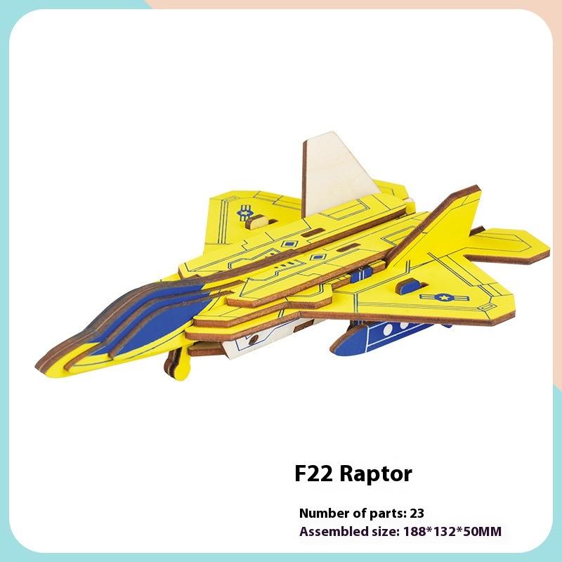 Simulation Wooden Toy Children's Handmade Educational Assembly 3d Three-dimensional Puzzle