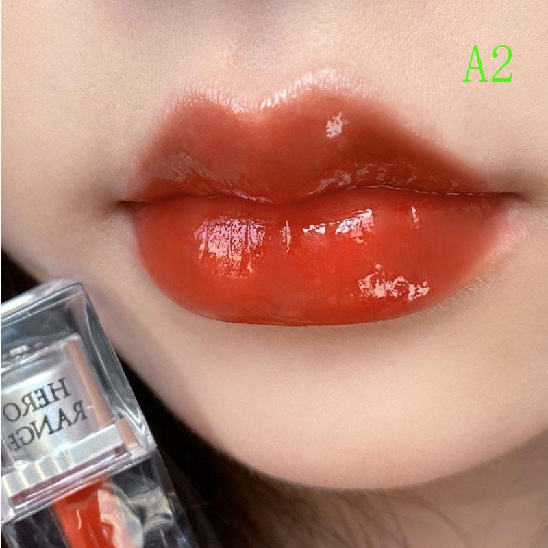 Herorange Waterproof Nonstick Cup Mirror Lip Glaze Long Lasting Lip Gloss Tint Dyeing Liquid Lipstick Beauty Makeup Cosmetic A2