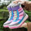Kids Warm Lined Outdoor Sneakers Walking Shoes School Walking and Daily Activity Youth Everyday Footwear Casual Play Shoes Sizes 34-40