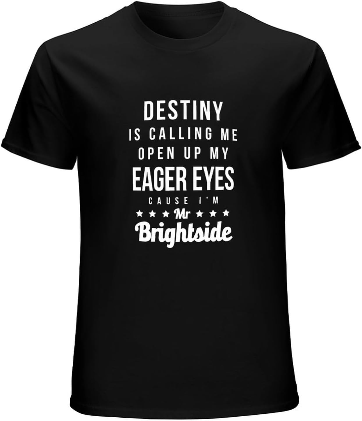 Killers Mr Brightside Inspired Lyrics - Music Festival Glastonbury Tee Short-Sleeve T-Shirt Black XL чёрный