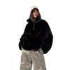 Popular personalized imitation mink fur jacket environmentally friendly artificial fur new women's clothing pullover plush top
