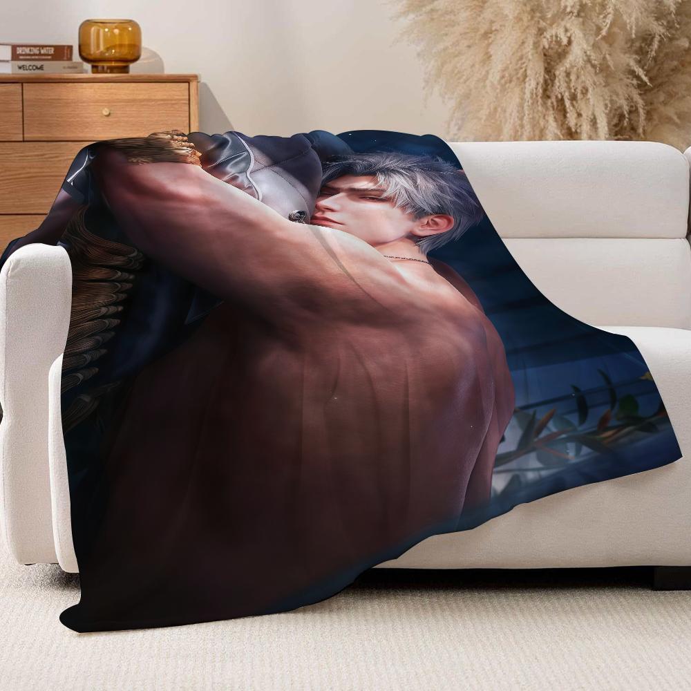 Love and Deepspace Sylus Blanket For Sofa Office Bed Plane Travel Sleep Read Relax Camping Soft And Warm