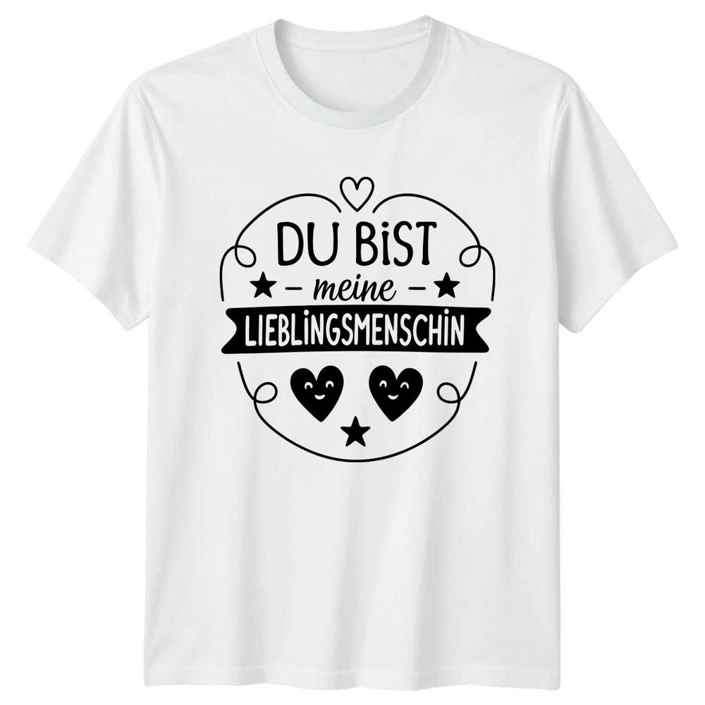 Du Bist Meine LieblingsUnisexschin Unisexs TShirt GerUnisex Friendship Gift For Her S