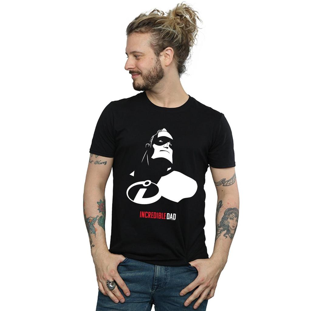 Disney Herren-T-Shirt „The Incredibles Incredible Dad“.