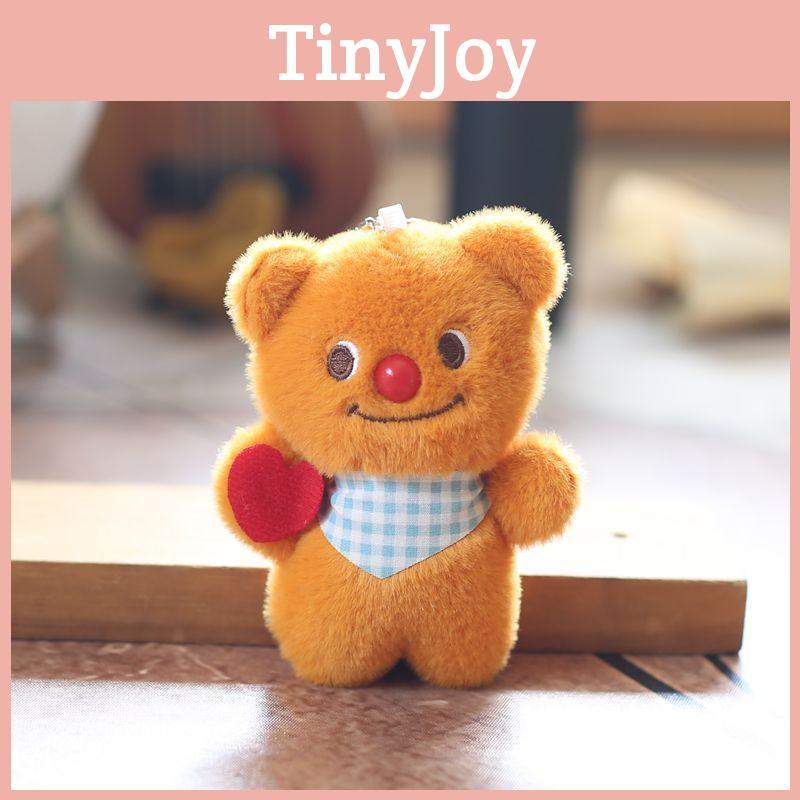 Bear Butterfly Plush Toy Cartoon Doll Keychain Backpack Pendant Gift Holiday