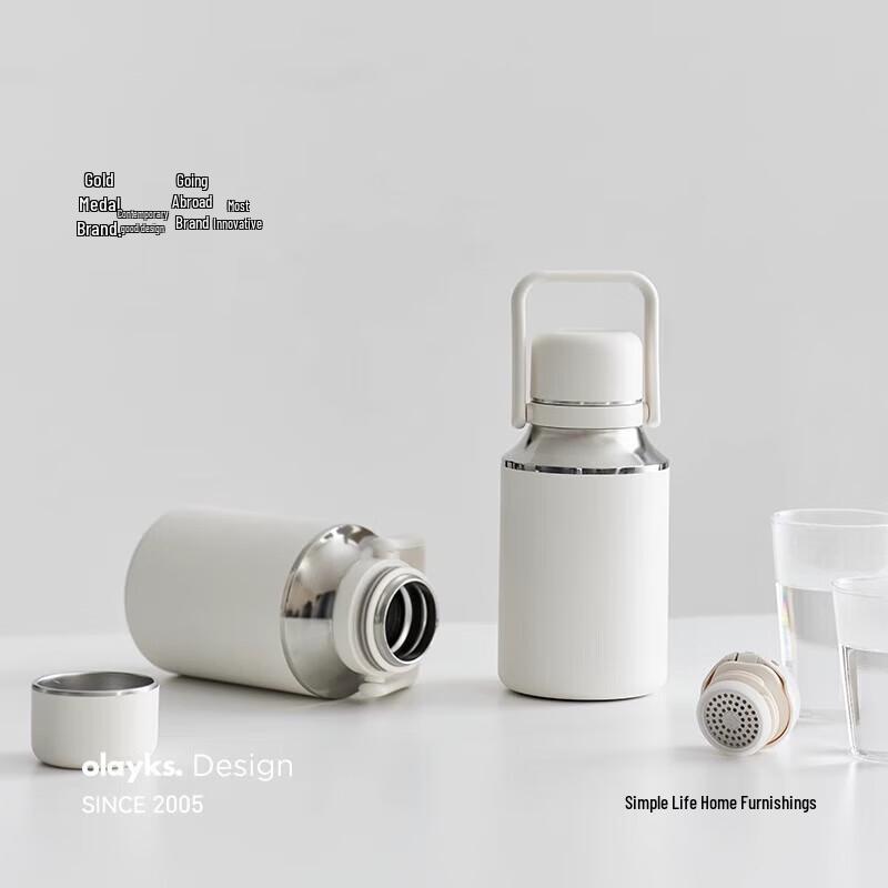 Ouleke 980ml 316 SS Portable Insulated Bottle with Handle