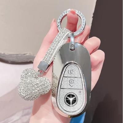 Car Key Case Cover for Mercedes Benz 2022 C S Class W206 W223 S350 C260 C300 S400 S450 S500 TPU Shell Fob Holder Protector  W14