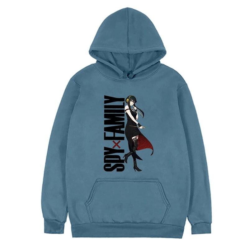 Флисовая толстовка с капюшоном Spy X для всей семьи женская толстовка в стиле аниме Kawaii Harajuku Unisexga женская толстовка с графическим рисунком милая осенне-зимняя теплая спортивная одежда L 4663₽