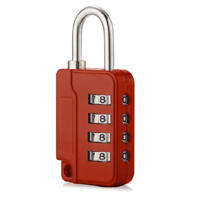 4Digit Combination Lock Small Padlock Portable Password Lock Luggage Lock