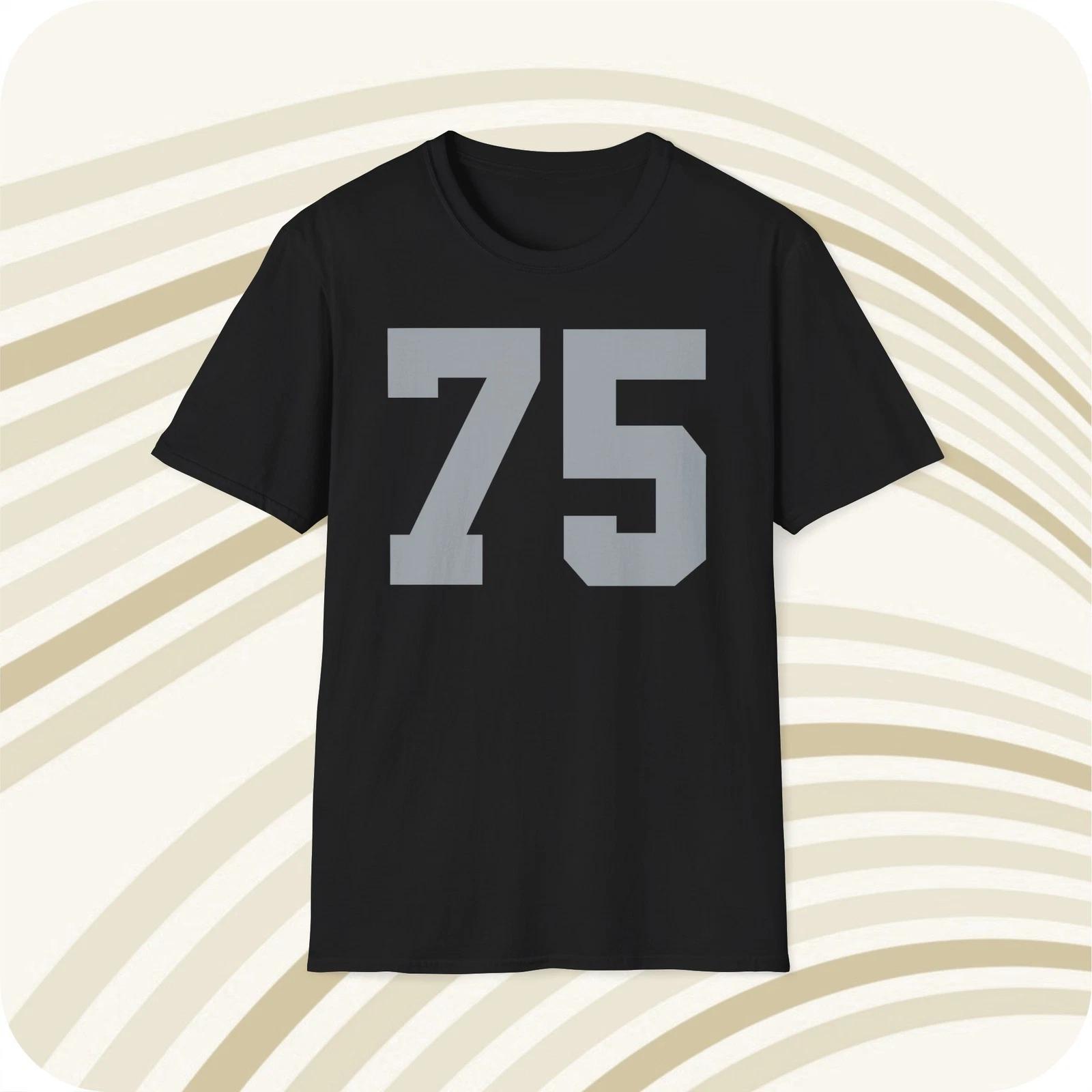

Футболка с джерси NFL Хоуи Лонг Oakland Raiders №75 - Печать спереди и сзади 3XL