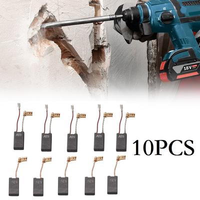 10PCS Carbon Brushes For Bosch GBH 5-40 DCE GSH 5-CE GSH 5 E GBH 5-40 Drill